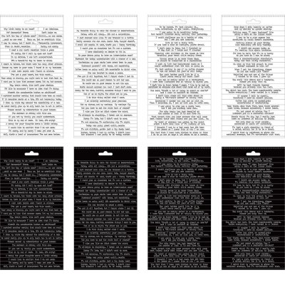 Tim Holtz Idea-Ology Spiral Bound 4.5"x8.5" Sticker Book - Snarky