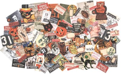 Tim Holtz Idea-ology Ephemera Pack - Halloween Snippets