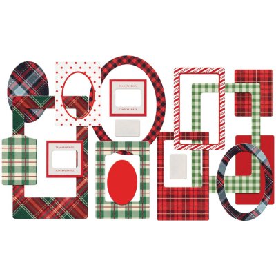 Tim Holtz Idea-Ology Chipboard Baseboards - Christmas (17 pack)