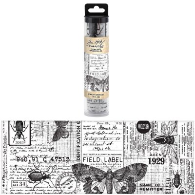 Tim Holtz Idea-Ology Collage Paper - Entomology (6"x6yds)