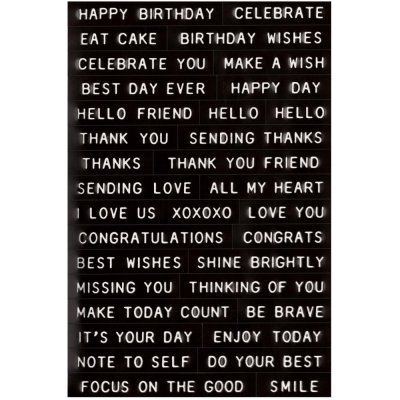 Tim Holtz Idea-Ology Sentiments Label Stickers (68 pack)