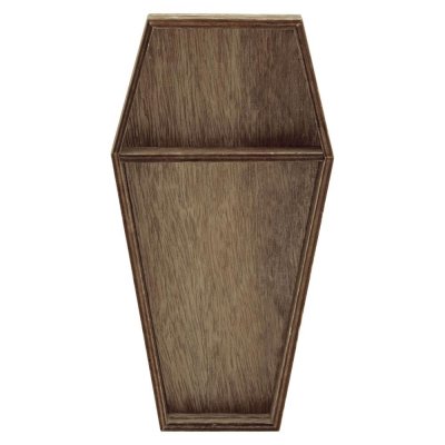 Tim Holtz Idea-Ology Halloween Wooden Vignette Coffin Tray