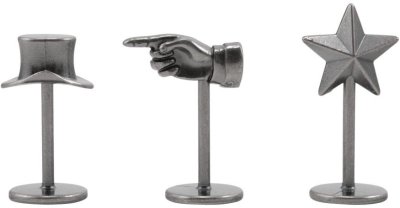 Tim Holtz Idea-Ology Metal Adornments - Figure Stands (3 pack)
