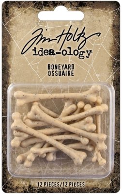 Tim Holtz Idea-ology Halloween - Boneyard (12 pack)