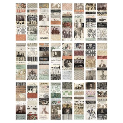 Tim Holtz Idea-ology - Collage Strips Large Halloween