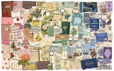 Tim Holtz Idea-ology Ephemera Snippets - Palette