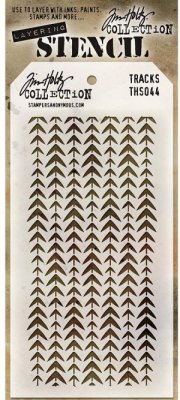 Tim Holtz Layered Stencil - Tracks