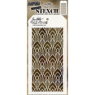 Tim Holtz Layered Stencil - Deco Arch Layered