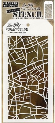 Tim Holtz Layered Stencil - Metropolis