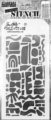 Tim Holtz Layered Stencil - Cutout Shapes 1