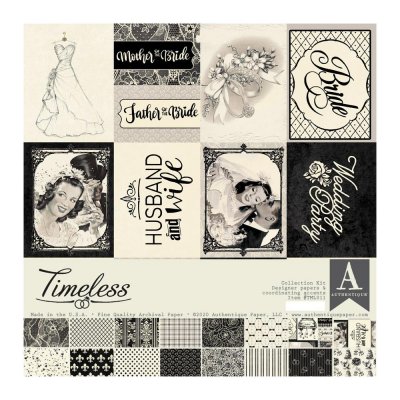 Authentique 12"x12" Collection Kit - Timeless (17 sheets)