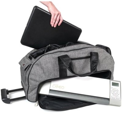 Silhouette Cameo Tweed Rolling Tote (fraktfritt!)