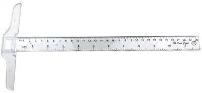 Nellies Choice Clear Plastic T-ruler (30cm)