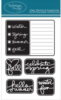 Technique Tuesday Clear Stamps - Seasons