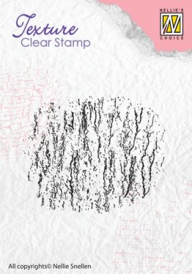 Nellies Choice Clearstamp - Texture Bark