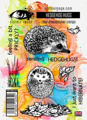 Visible Image - Hedgehog Hugs A6 Stamp Set (VIS-HEH-01)