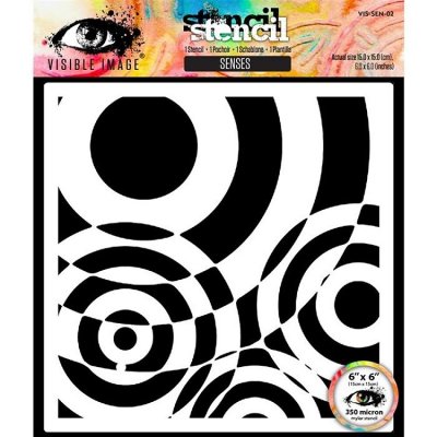 Visible Image 6”x6” Stencil - Senses