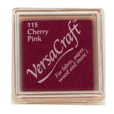 Tsukineko VersaCraft Small Inkpads - Cherry Pink