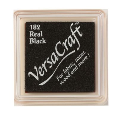 Tsukineko VersaCraft Small Inkpads - Real Black