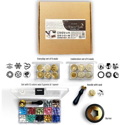 FÖRBESTÄLLNING! Stamperia Wax And Seals - Starter Set