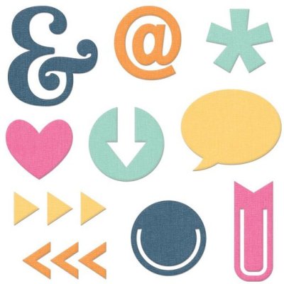 We R Memory Keepers Albums Made Easy Die - Icons (10 dies)