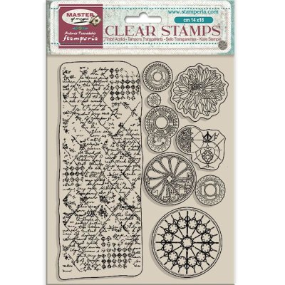 Stamperia Clear Stamps - Master of Magic Border and Circles
