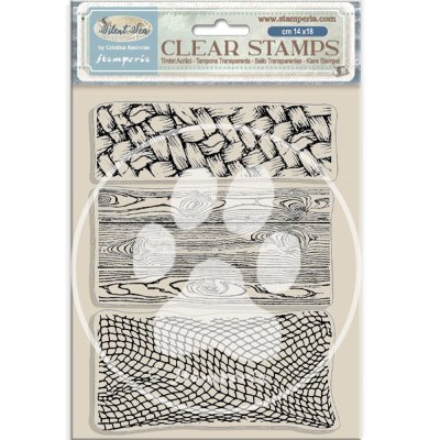 Stamperia Clear Stamps - Silent Sea 3 Textures