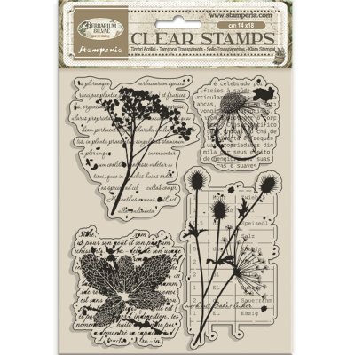 Stamperia Clear Stamps - Herbarium Silvae Botanic