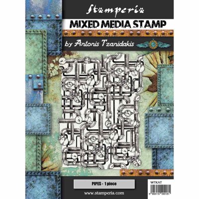 Stamperia Mixed Media Stamps - Piping