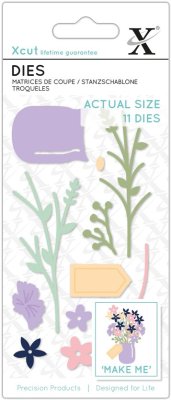 Docrafts Small Dies - Flower Jar (11 dies)