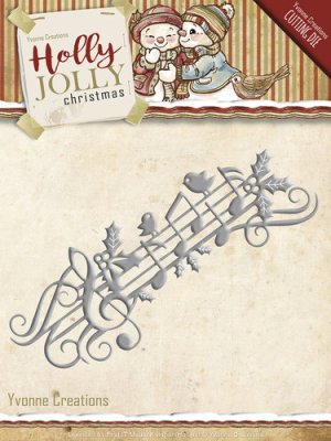 Yvonne Creations Dies - Holly Jolly Music Border