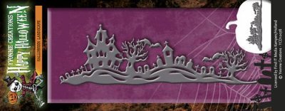 Yvonne Creations Dies - Happy Halloween Landscape