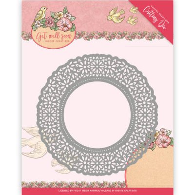 Yvonne Creations Dies - Get Well Soon Flower Doily