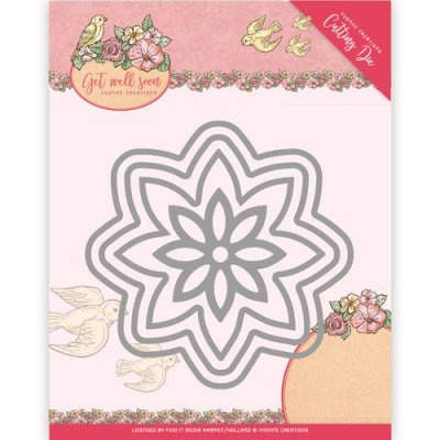 Yvonne Creations Dies - Get Well Soon Get well flower