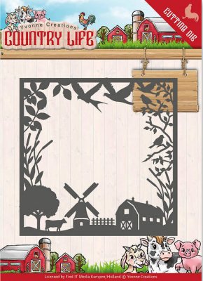 Yvonne Creations Dies - Country Life Country Life Frame
