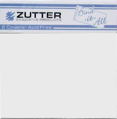 Zutter Bind-It-All 2.8mm Chipboard Covers 6