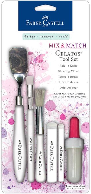 Lot de 10 bâtonnets de couleur neufs Faber Castell Gelatos
