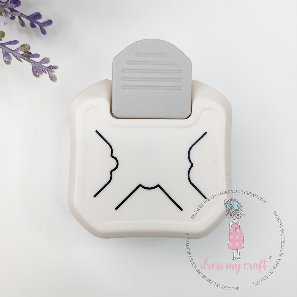 Dress My Craft Paper Punch - Faux-Stitch-Randstanzer Für Kreative Karten & Scrapbooking