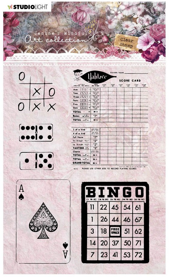 Studio Light A6 Clear Stamps - Jenines Mindful Art 3.0 nr.10